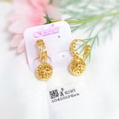 Earrings Gold Polished