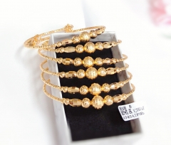 Bracelet Gold Beads Fashion