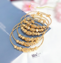 Bracelet Gold Beads Fashion