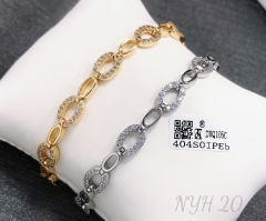 Bracelet Gold/Silver Artificial Gemstones