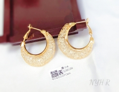 Earrings gold hollow fashion