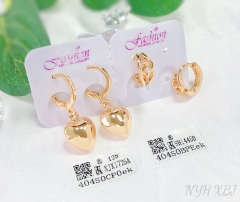 Earrings Gold Polished