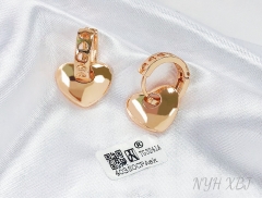 Earrings Gold Polished