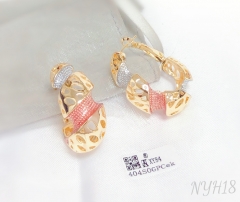 Earrings Colorblock Fashion