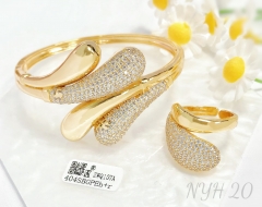 bracelet ring set gold fashion