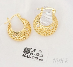 Earrings Gold Hollow