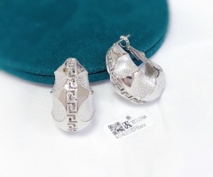 earrings silver fashion