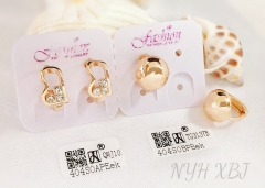 earrings gold fashion