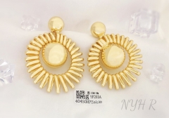 Earrings Gold Polished