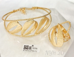 bracelet ring set gold fashion