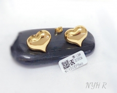 Earrings Gold Polished