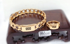 Bracelet Ring Gold/Silver Glossy