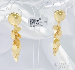 Earrings Gold Polished