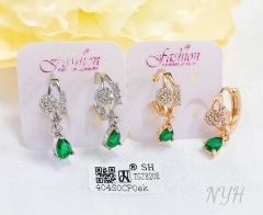 Earrings Gold/Silver Artificial Gemstones