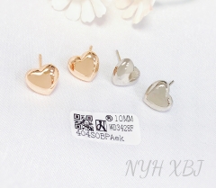 Earrings Gold/Silver Polished