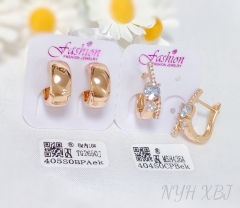 earrings gold fashion