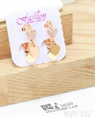 Earrings Gold Artificial Gemstones