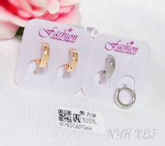 Earrings Gold / Silver Polished