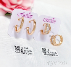 Earrings Gold Polished