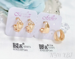 earrings gold fashion