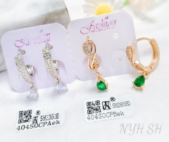 earrings artificial gemstone fashion