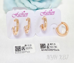 Earrings Gold Polished