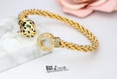 Bracelet Artificial Gemstone Gold