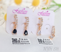 Pendant Earrings Artificial Gemstones