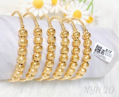 Bracelet set polished gold