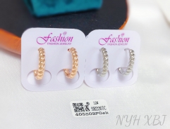 Earrings Threaded Polished