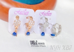 Earrings artificial gemstone high end