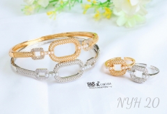 Bracelet Ring Set Gold/Silver Daily