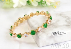 Bracelet Artificial Gemstone Gold Daily Necessities