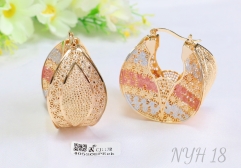 Earrings Gold Hollow