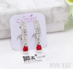 Pendant Earrings Silver Fine