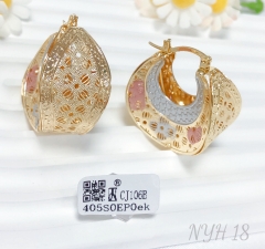 Earrings Gold Hollow