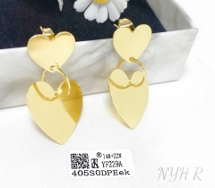 Earrings Gold Mirror