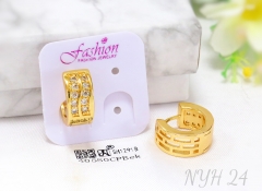 Earrings Gold Irregular