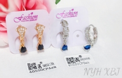 Pendant Earrings Artificial Gemstones