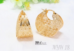 Earrings Gold Hollow