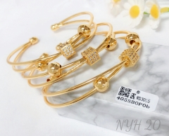 Bracelet set beads gold