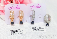 Pendant Earrings Artificial Gemstones