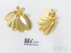 Earrings Gold Mirror