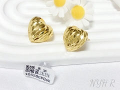 Earrings Gold Irregular Design