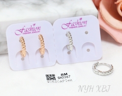 Earrings Gold/Silver Fine