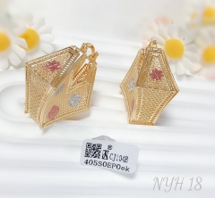 Earrings Gold Hollow