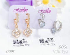 Earrings, artificial gemstones, daily wear