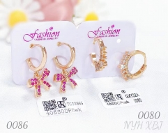 Earrings irregular gold