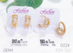 Earrings irregular gold