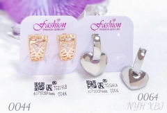 Earrings irregular glossy